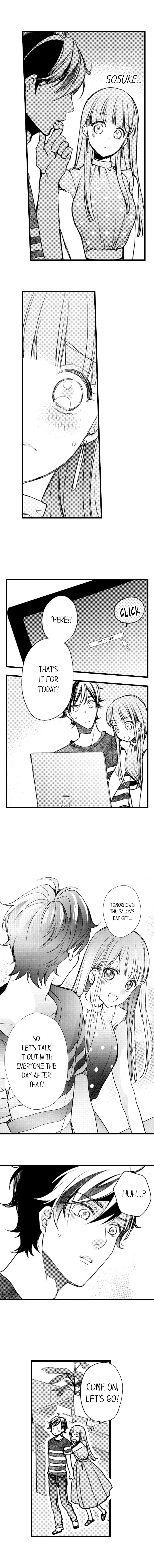 Ore no yubi de midarero. ~Heitengo no saron, ijiwaru ni jirasarete Chapter 42 page 2