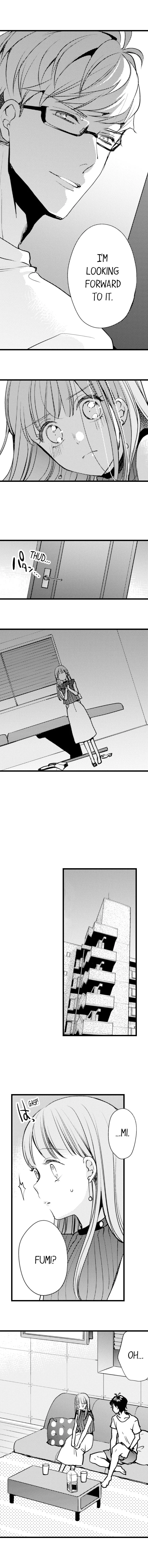Ore no yubi de midarero. ~Heitengo no saron, ijiwaru ni jirasarete Chapter 49 page 3