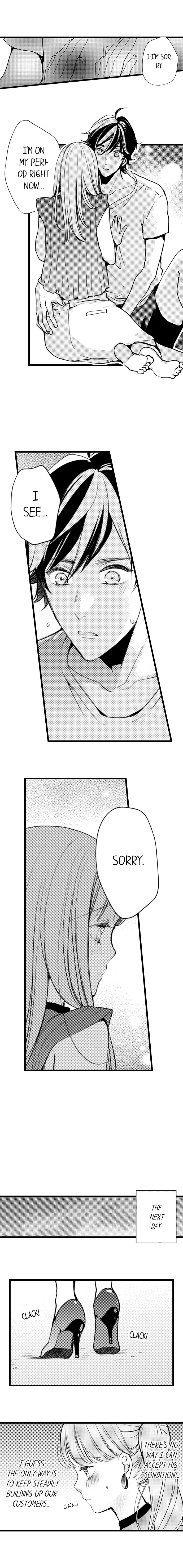 Ore no yubi de midarero. ~Heitengo no saron, ijiwaru ni jirasarete Chapter 49 page 9