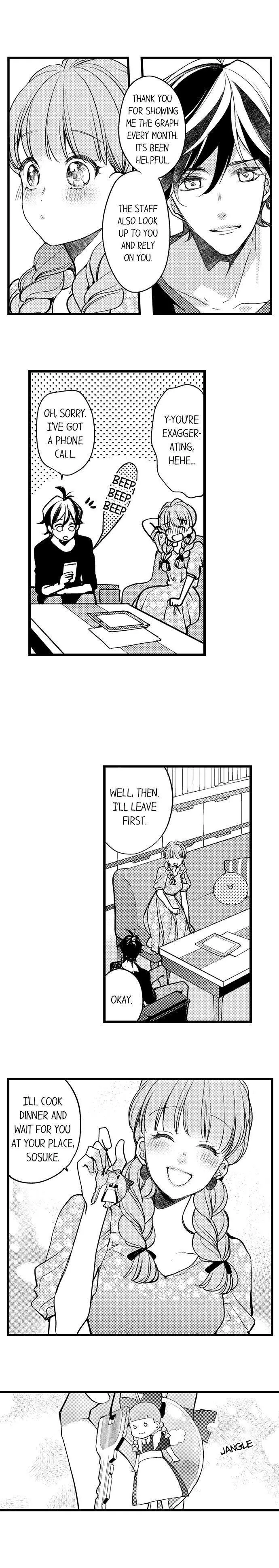 Ore no yubi de midarero. ~Heitengo no saron, ijiwaru ni jirasarete Chapter 58 page 5