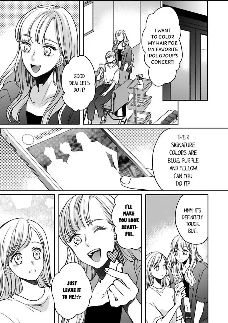 Ore no yubi de midarero. ~Heitengo no saron, ijiwaru ni jirasarete Chapter 103 page 8