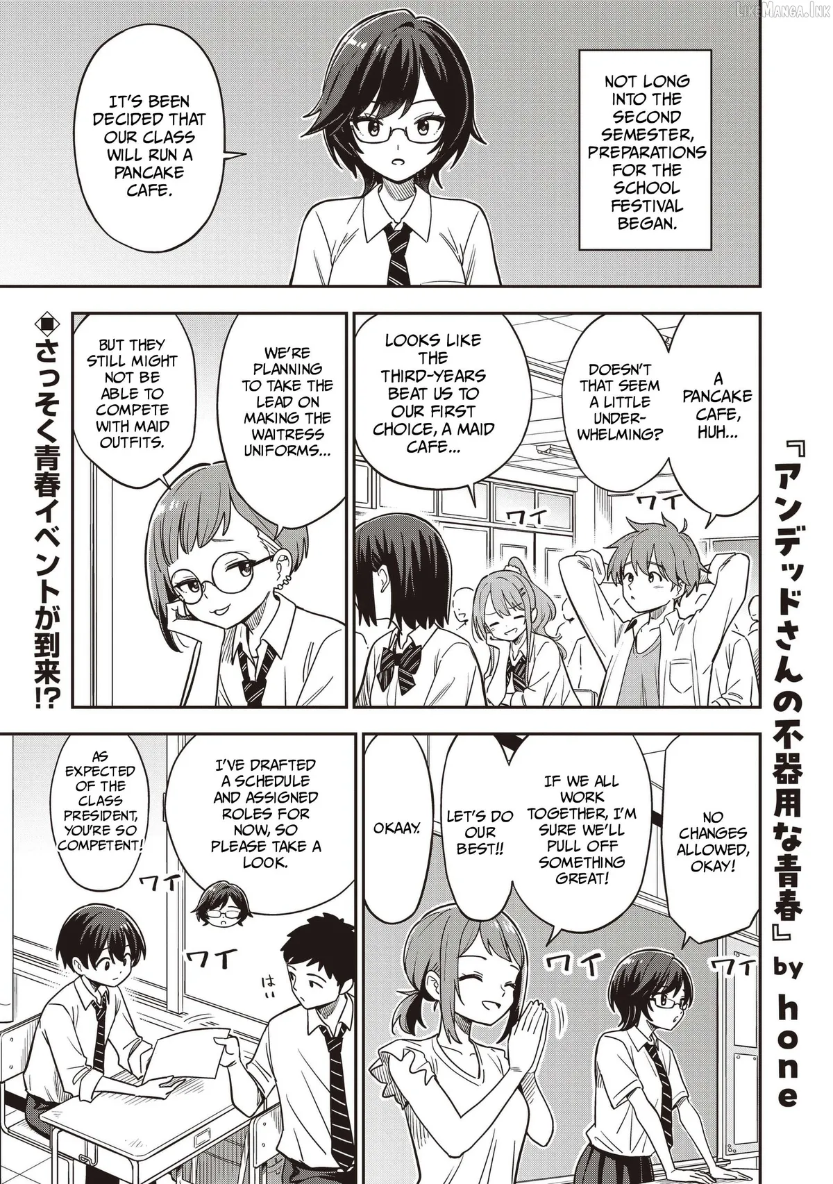 Undead-san no Bukiyou na Seishun Chapter 9 page 1