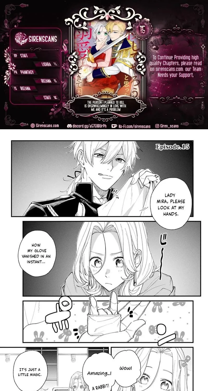 The Person I Planned to Kill Is Overwhelmingly in Love With Me and It’s a Problem Chapter 15 page 1