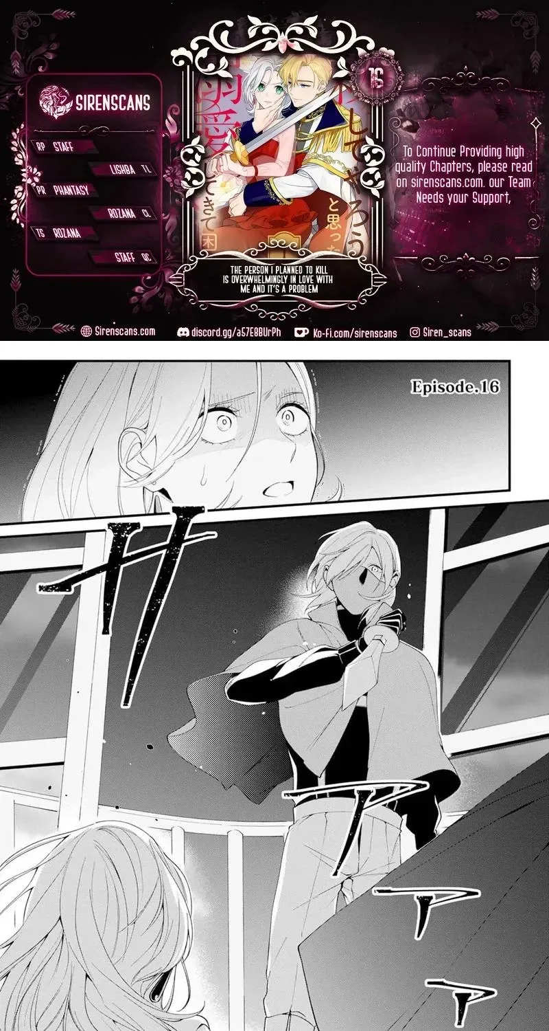 The Person I Planned to Kill Is Overwhelmingly in Love With Me and It’s a Problem Chapter 16 page 1