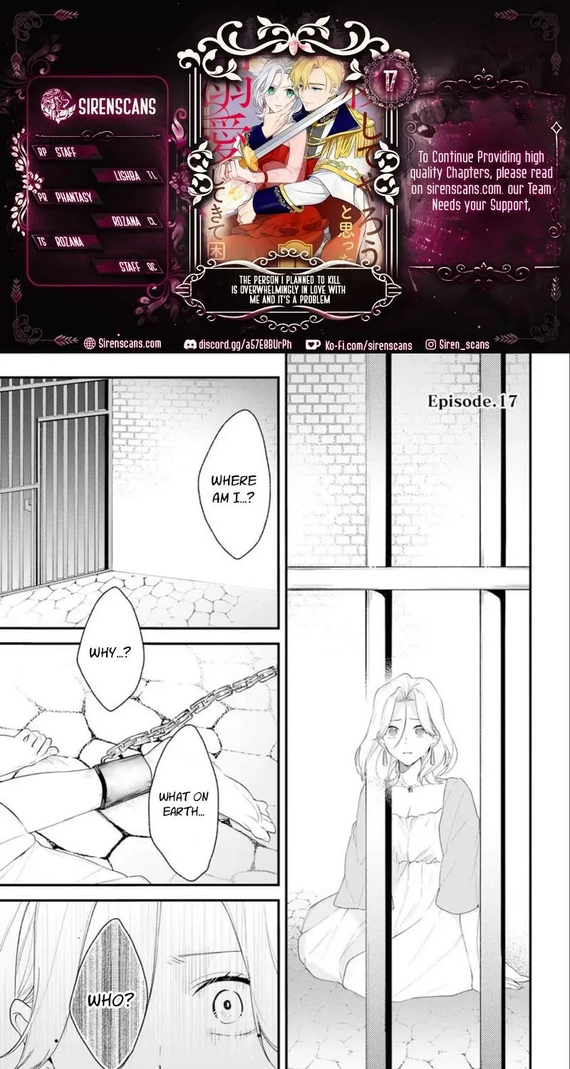 The Person I Planned to Kill Is Overwhelmingly in Love With Me and It’s a Problem Chapter 17 page 1