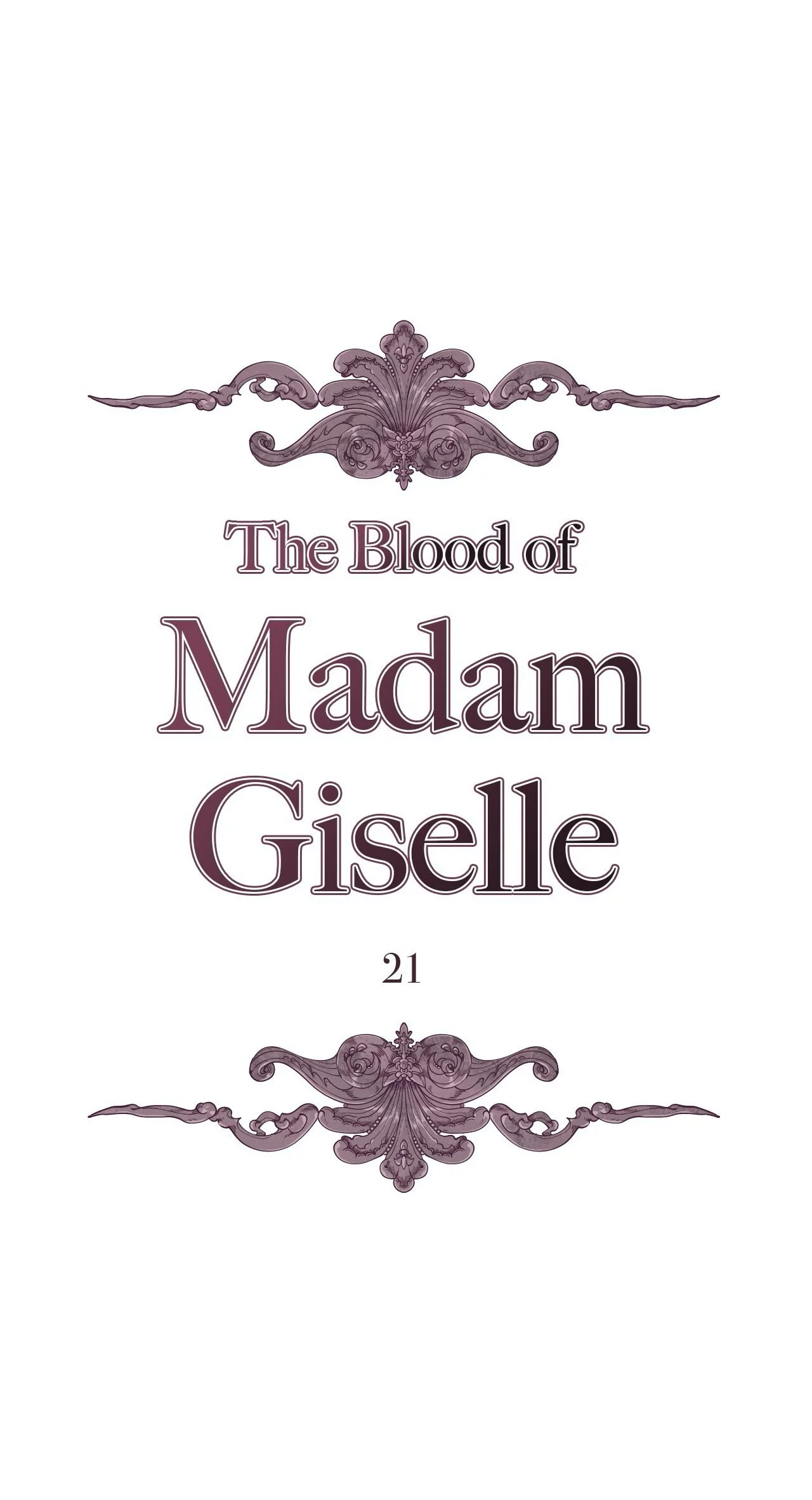 The Blood Of Madam Giselle Chapter 21 page 1