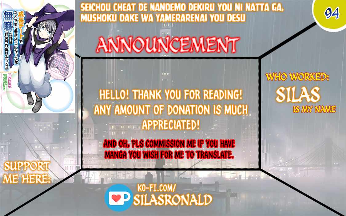 Seichou Cheat de Nandemo Dekiru You ni Natta ga, Mushoku Dake wa Yamerarenai You Desu Chapter 94 page 55