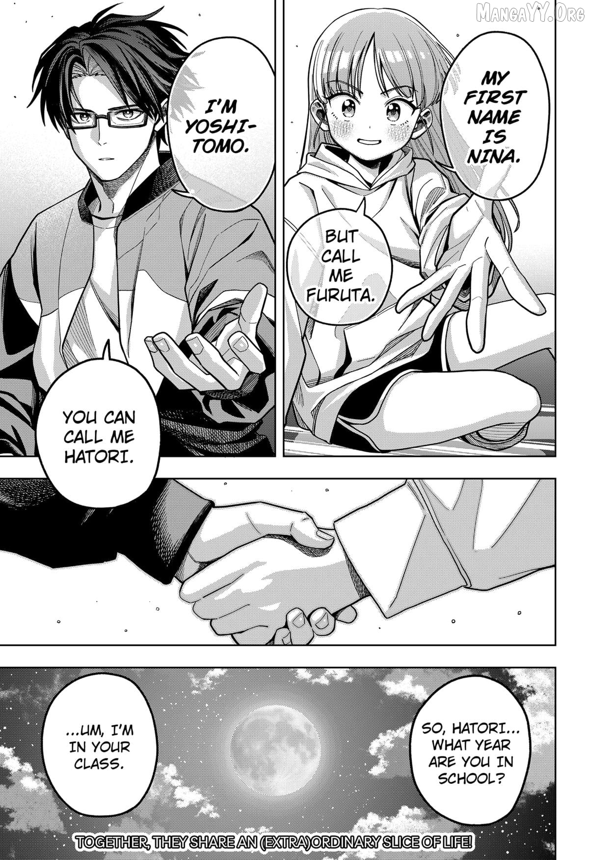 Hatori and Furuta's Extraordinarily Ordinary Life Chapter 1 page 59