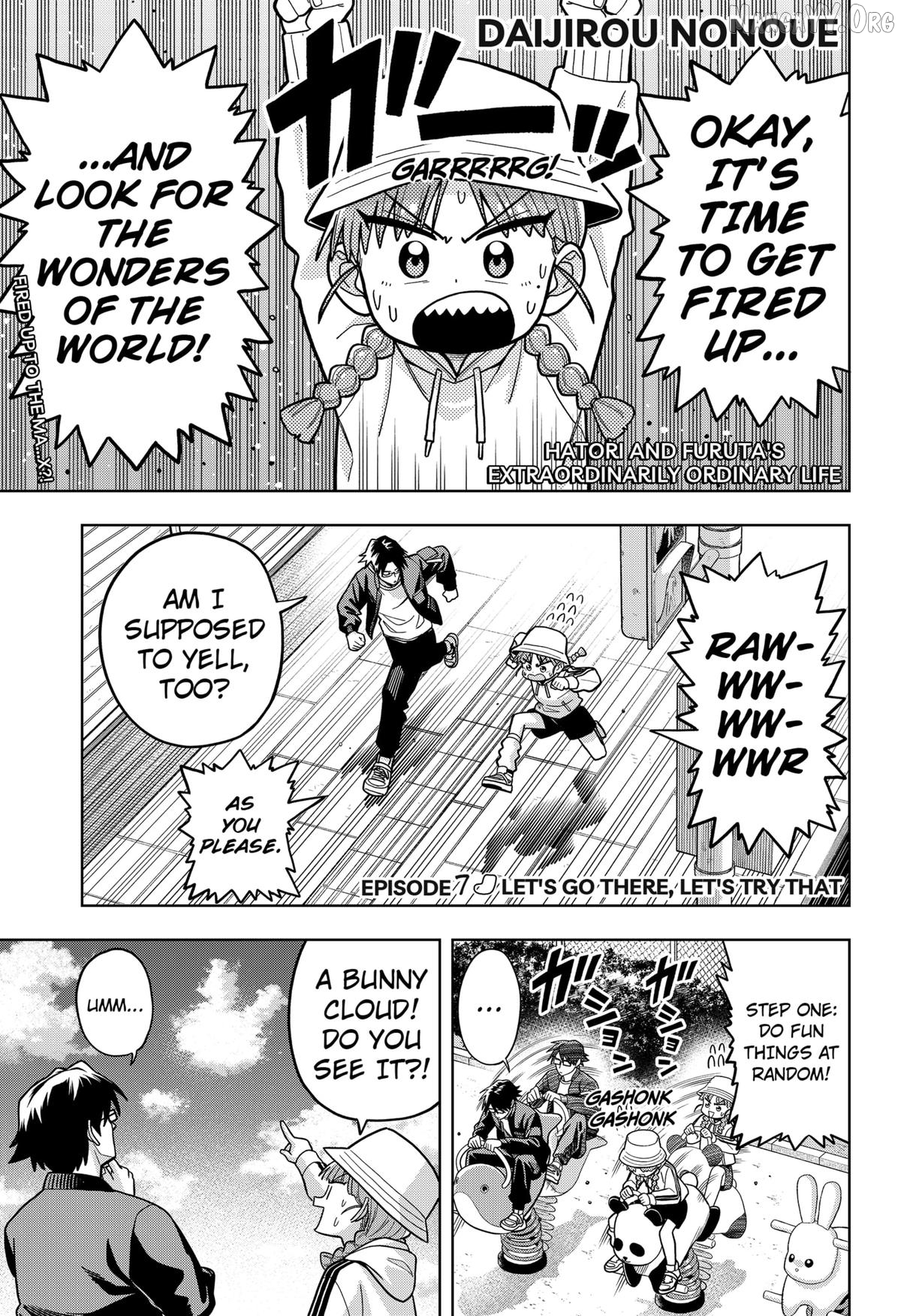 Hatori and Furuta's Extraordinarily Ordinary Life Chapter 7 page 1