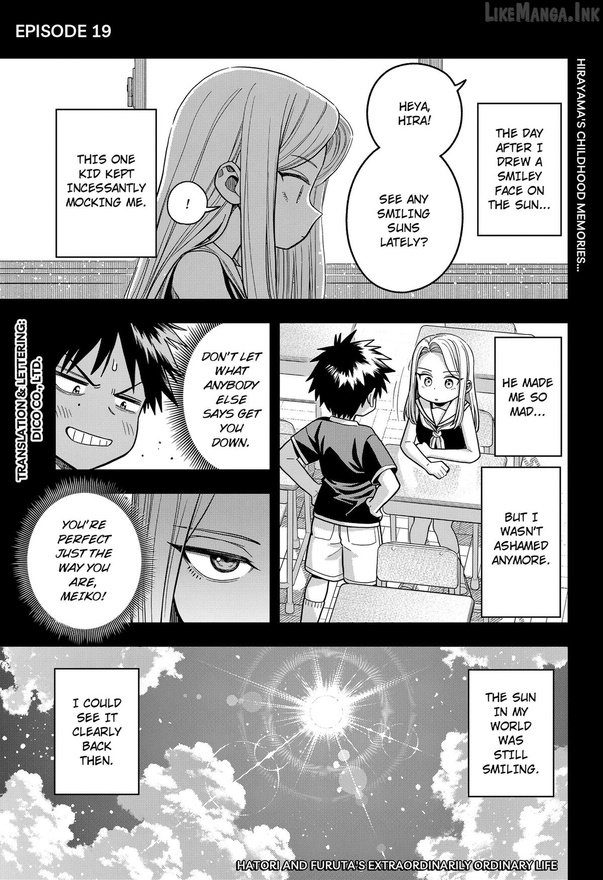 Hatori and Furuta's Extraordinarily Ordinary Life Chapter 19 page 1