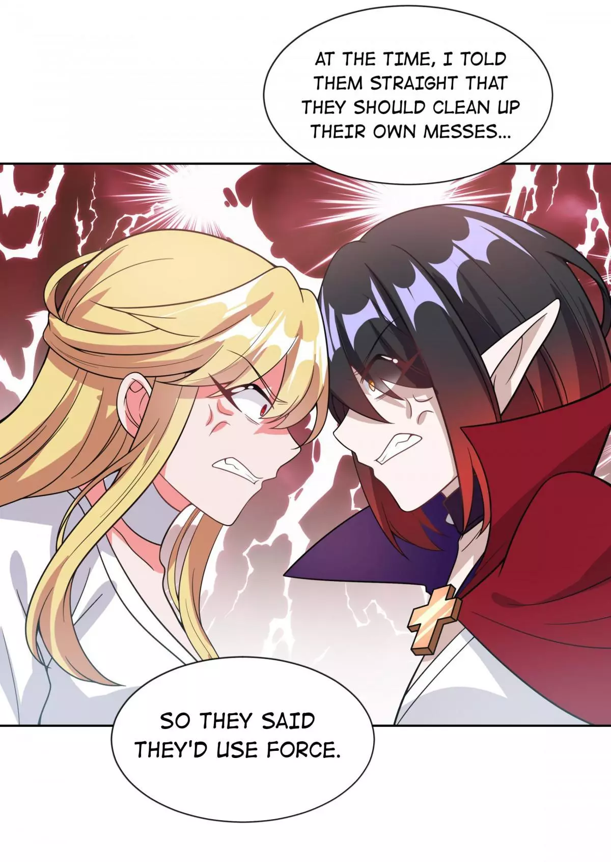 Working Overtime to Destroy the World! Chapter 58 page 34