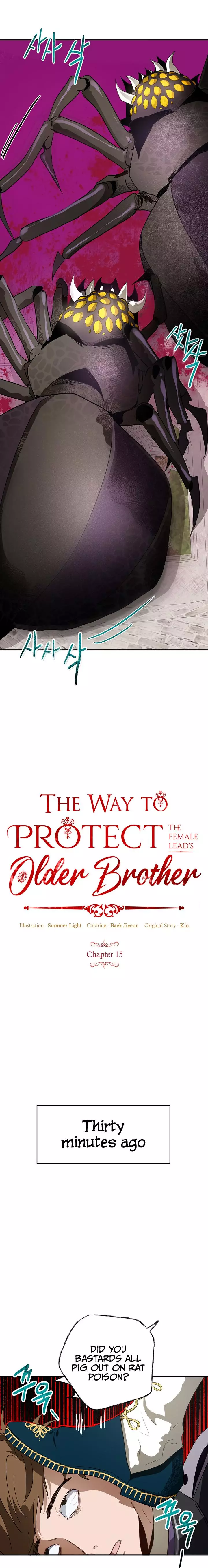The Way to Protect the Female Lead's Older Brother Chapter 15 page 3