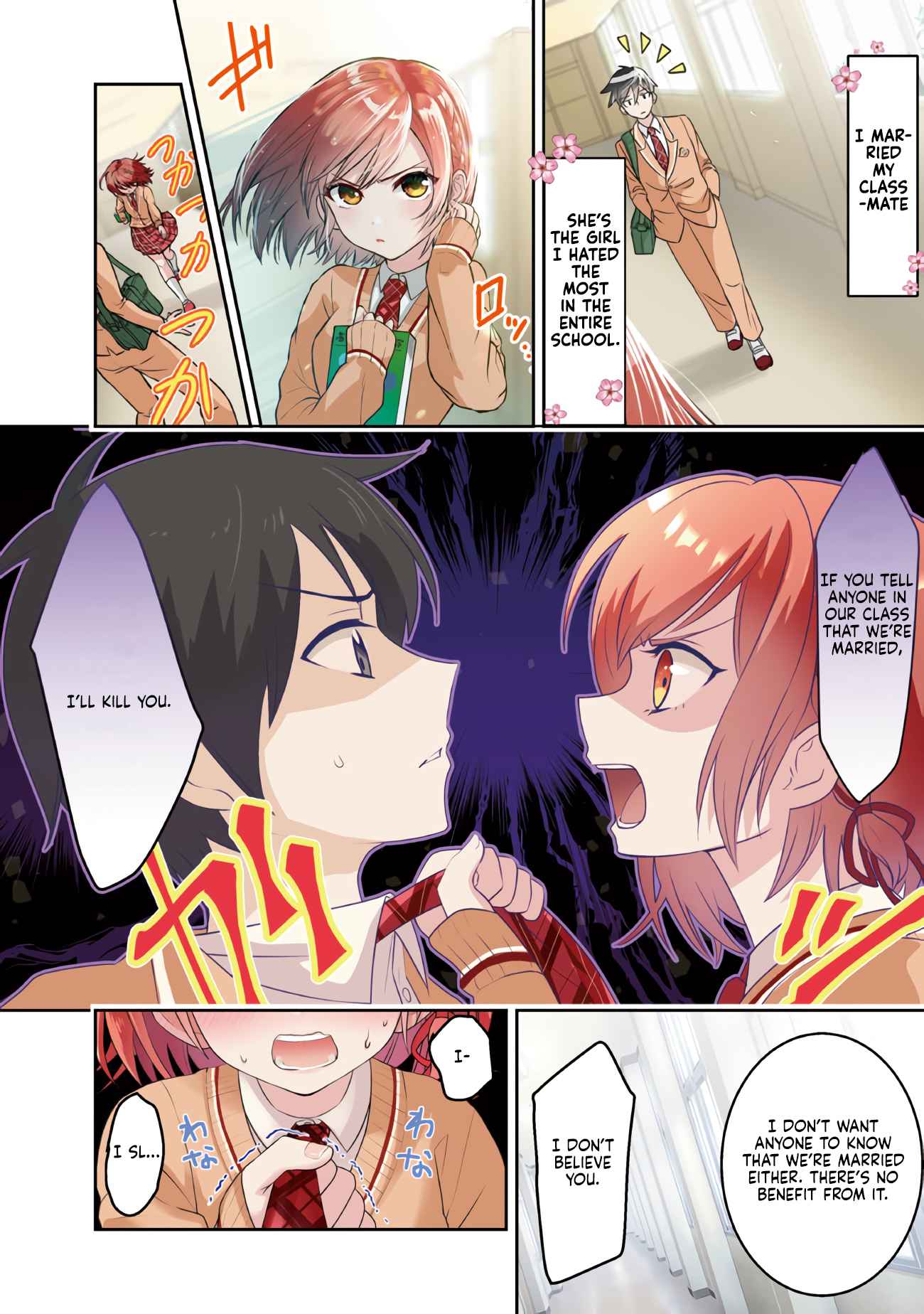 Class no Daikirai na Joshi to Kekkon Suru Koto ni Natta Chapter 3 page 2