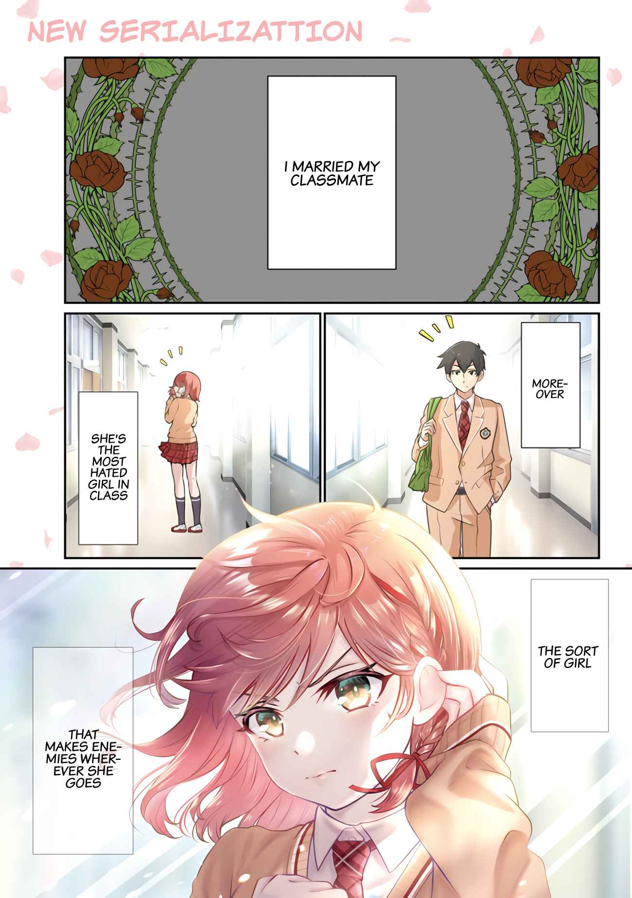 Class no Daikirai na Joshi to Kekkon Suru Koto ni Natta Chapter 1 page 1