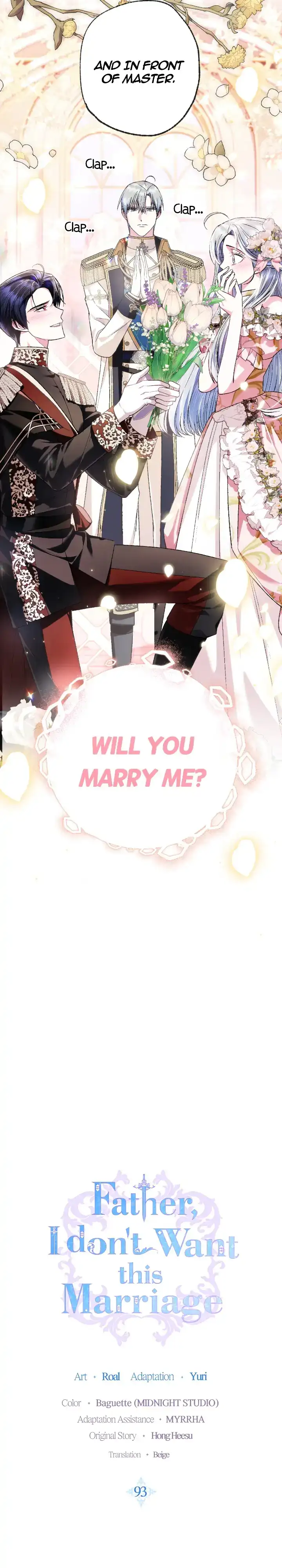 Father, I Don’T Want To Get Married! Chapter 93 page 4