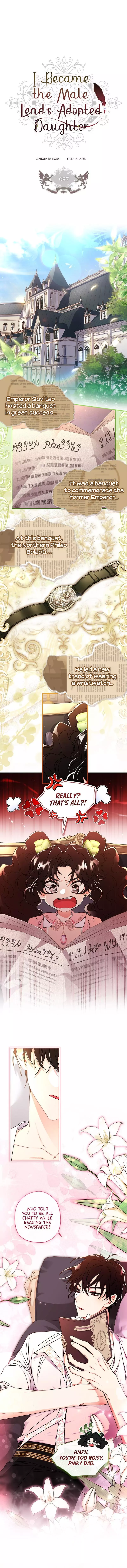 I Became the Male Lead’s Adopted Daughter Chapter 97 page 1
