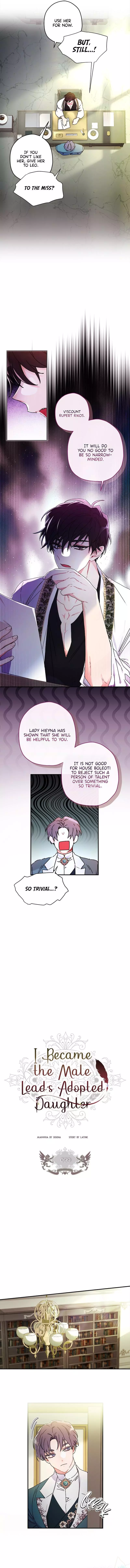 I Became the Male Lead’s Adopted Daughter Chapter 99 page 2