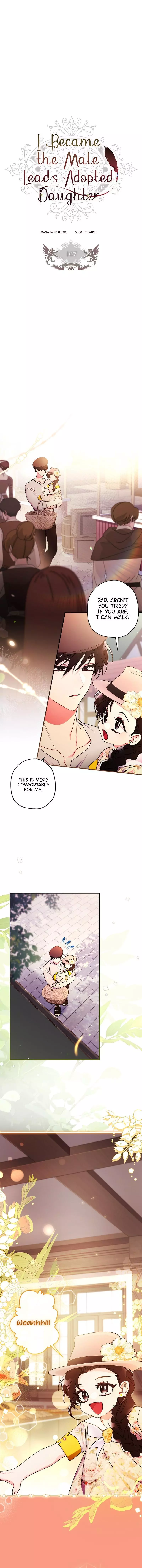 I Became the Male Lead’s Adopted Daughter Chapter 107 page 1