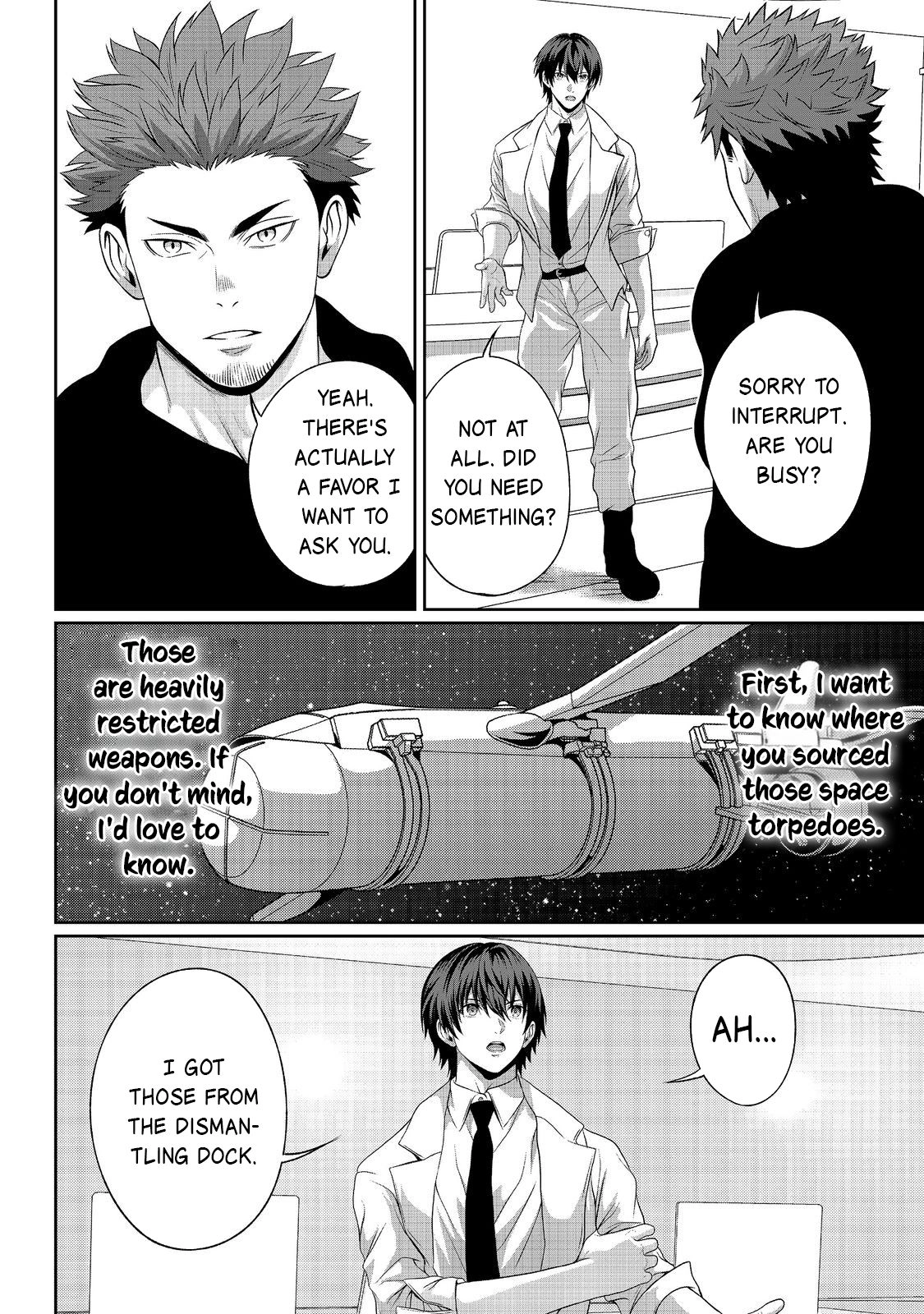 Koko wa Makasete Sakini Ike! wo shitai Shinitagari no Nozomanu Uchuu Gekokujou Chapter 19 page 3