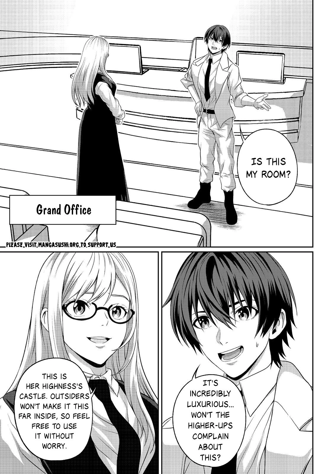 Koko wa Makasete Sakini Ike! wo shitai Shinitagari no Nozomanu Uchuu Gekokujou Chapter 19 page 2