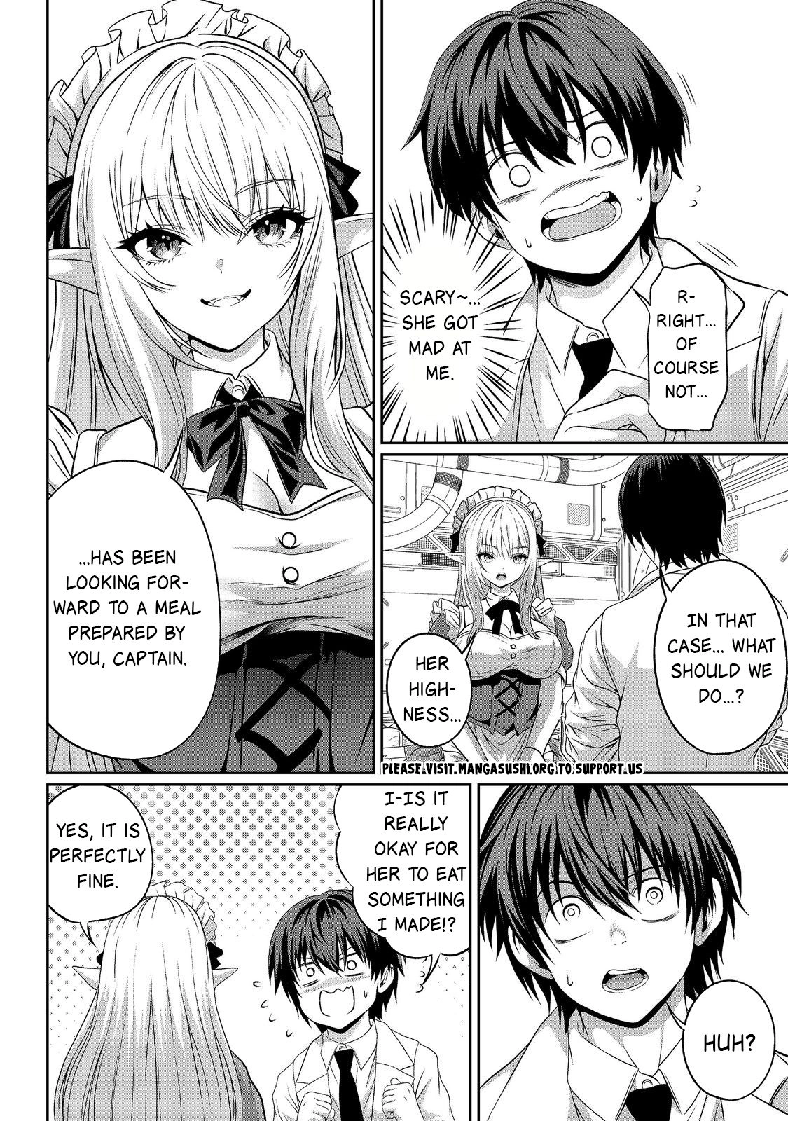 Koko wa Makasete Sakini Ike! wo shitai Shinitagari no Nozomanu Uchuu Gekokujou Chapter 19 page 11