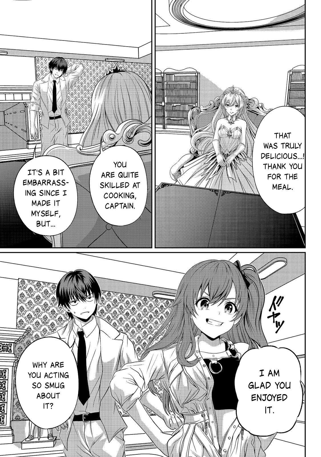 Koko wa Makasete Sakini Ike! wo shitai Shinitagari no Nozomanu Uchuu Gekokujou Chapter 19 page 17