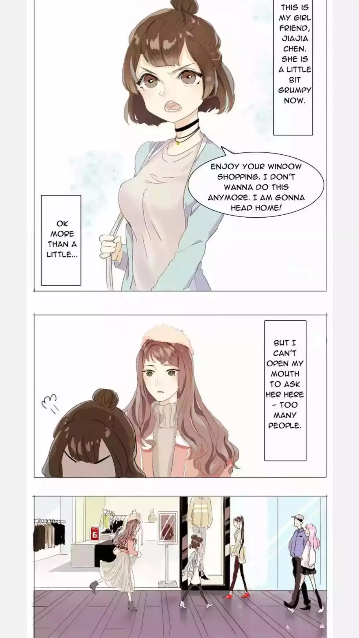 Mens Wear Store and Her Royal Highness Chapter 1 page 6