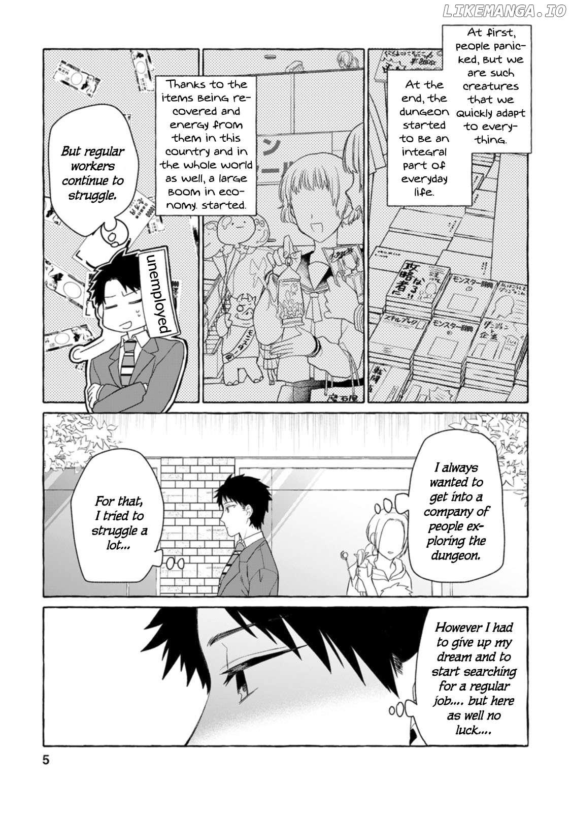 Dungeon no Aru Sekai de Kashikoku Sukoyaka ni Ikiru Houhou Chapter 1.1 page 8