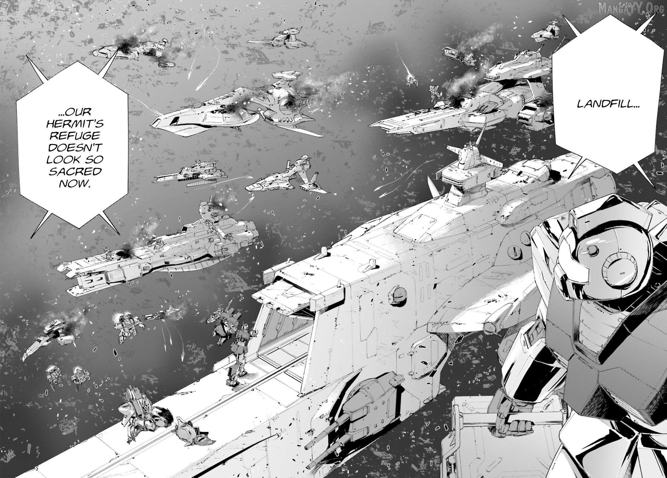 Mobile Suit Gundam Phantom of Silver Ash Gravure Chapter 1 page 17