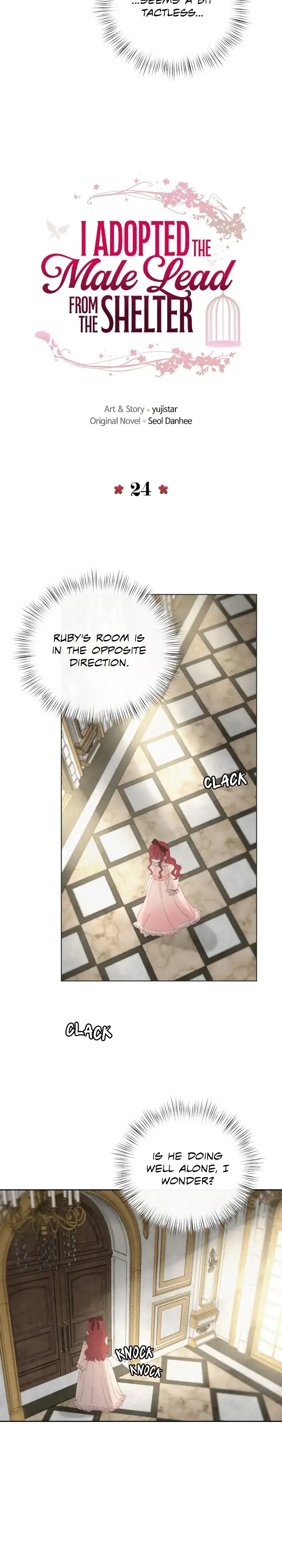 I Adopted a Male Lead From a Prison Shelter Chapter 24 page 8