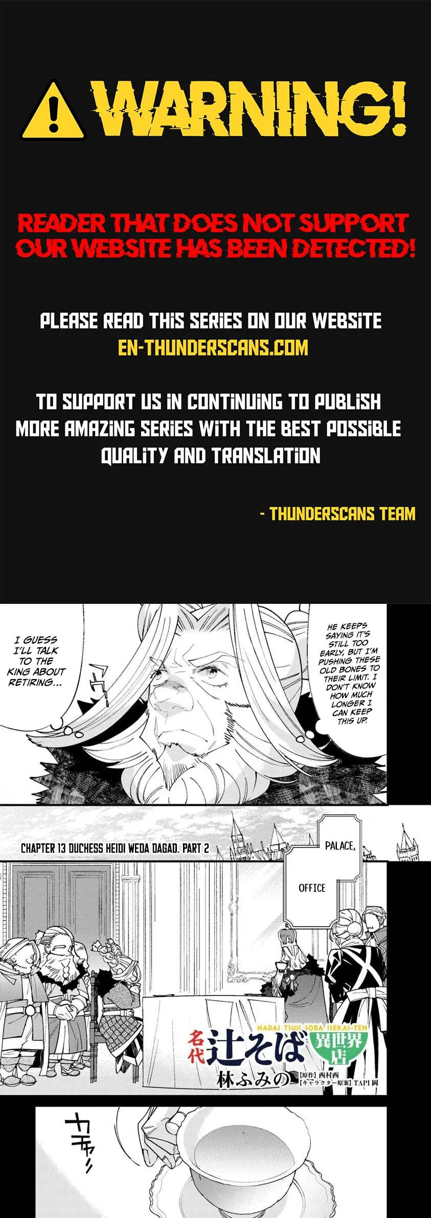 Famous buckwheat soba in another world Chapter 13.2 page 1