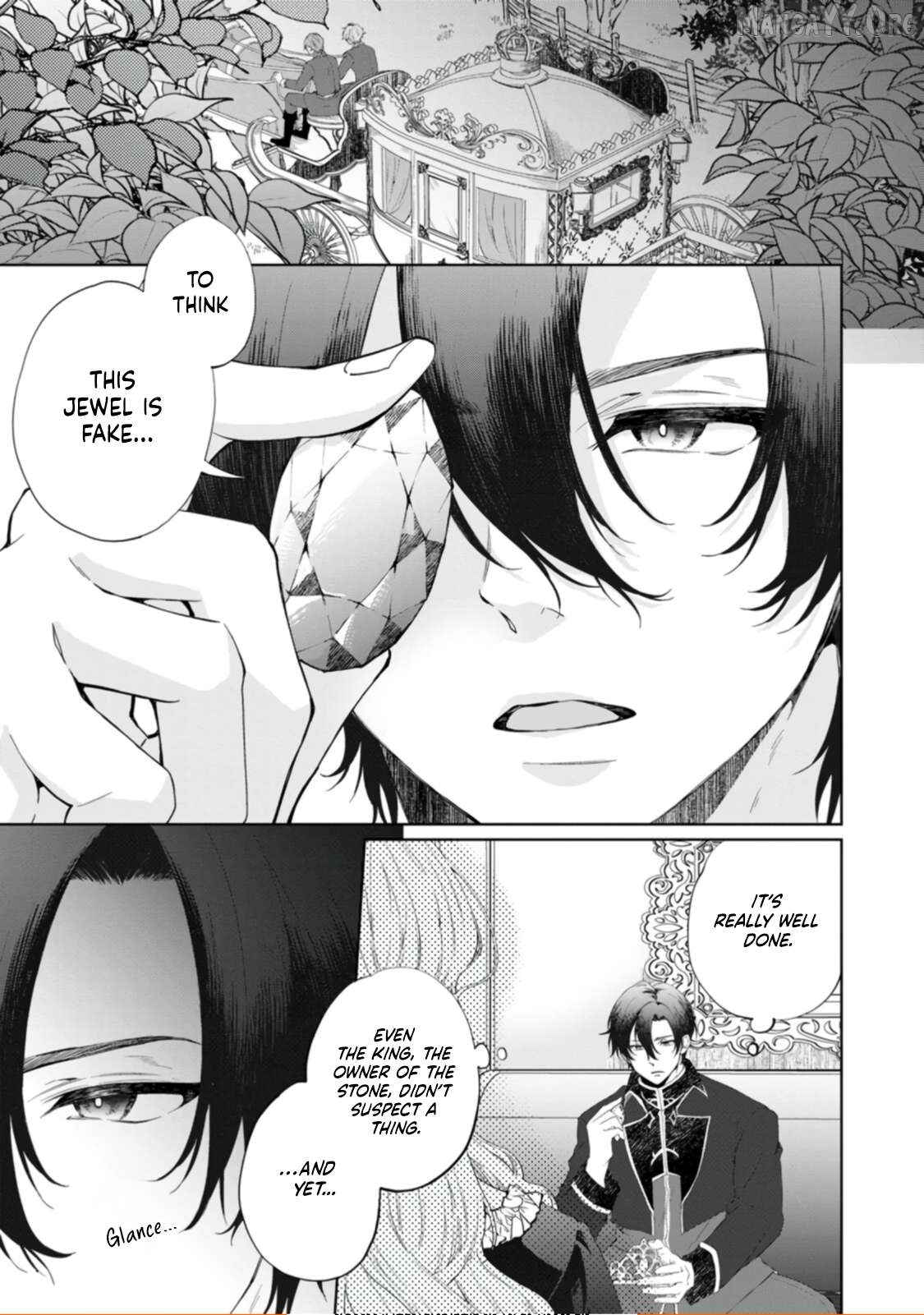 Akuyaku Reijo no Nariagari Ringoku de Hoseki no Seijo to Yobareru Made Chapter 1 page 3
