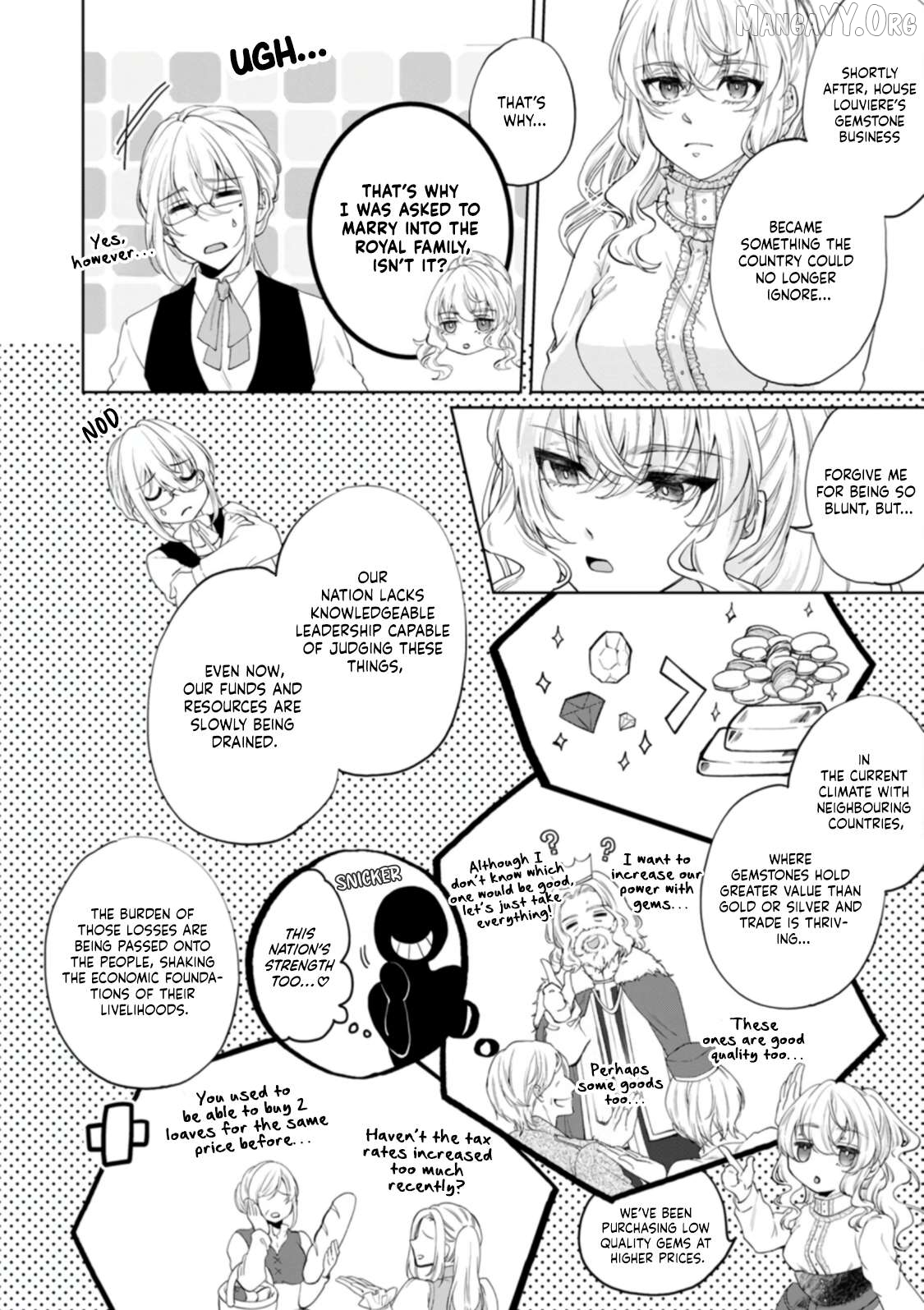 Akuyaku Reijo no Nariagari Ringoku de Hoseki no Seijo to Yobareru Made Chapter 1 page 19