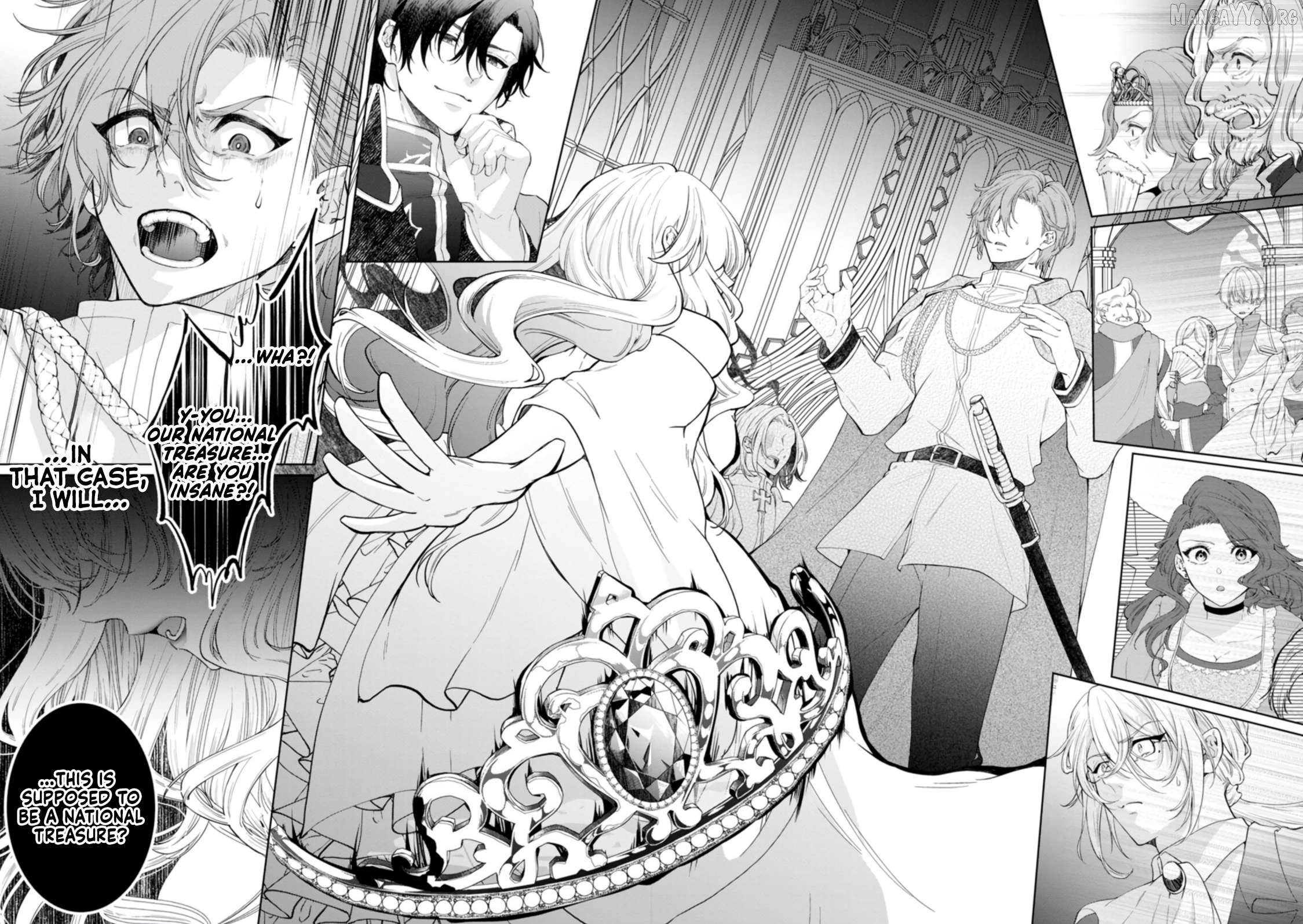 Akuyaku Reijo no Nariagari Ringoku de Hoseki no Seijo to Yobareru Made Chapter 1 page 39