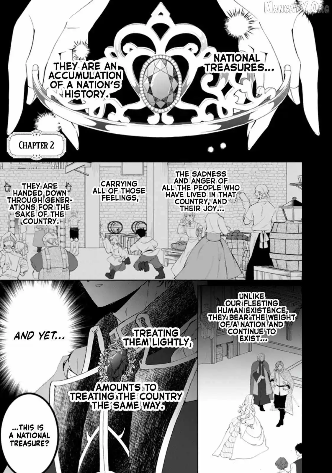 Akuyaku Reijo no Nariagari Ringoku de Hoseki no Seijo to Yobareru Made Chapter 2 page 2