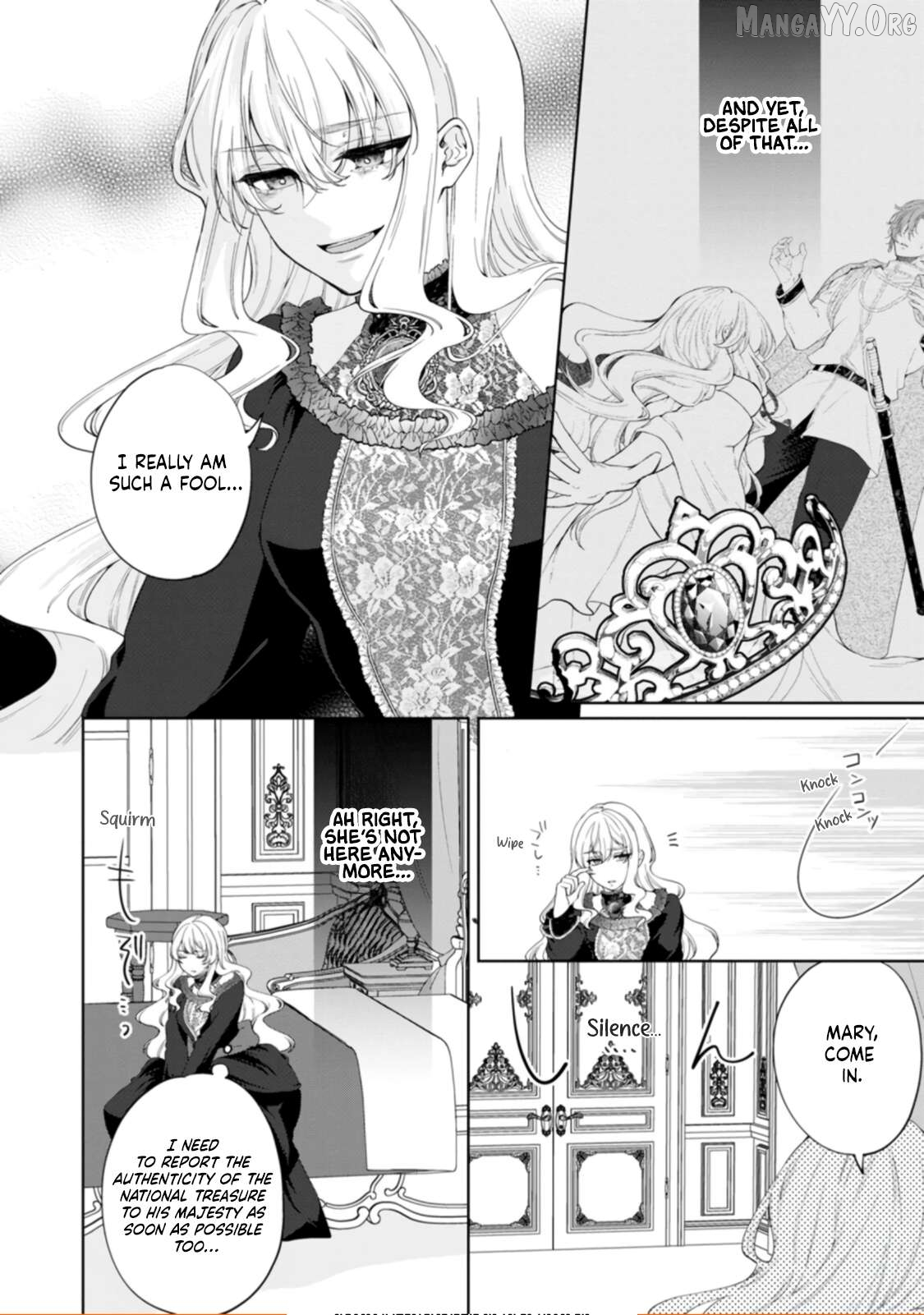 Akuyaku Reijo no Nariagari Ringoku de Hoseki no Seijo to Yobareru Made Chapter 3 page 6