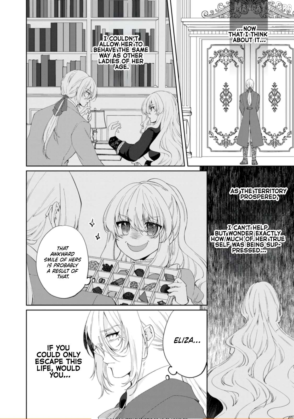 Akuyaku Reijo no Nariagari Ringoku de Hoseki no Seijo to Yobareru Made Chapter 3 page 2