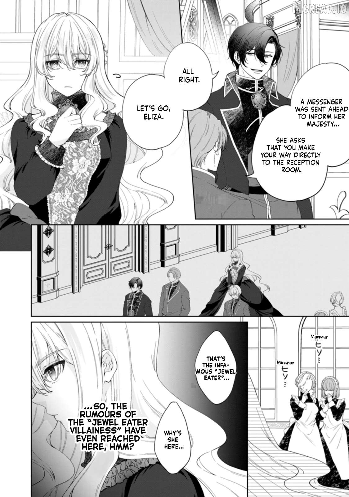 Akuyaku Reijo no Nariagari Ringoku de Hoseki no Seijo to Yobareru Made Chapter 4 page 8