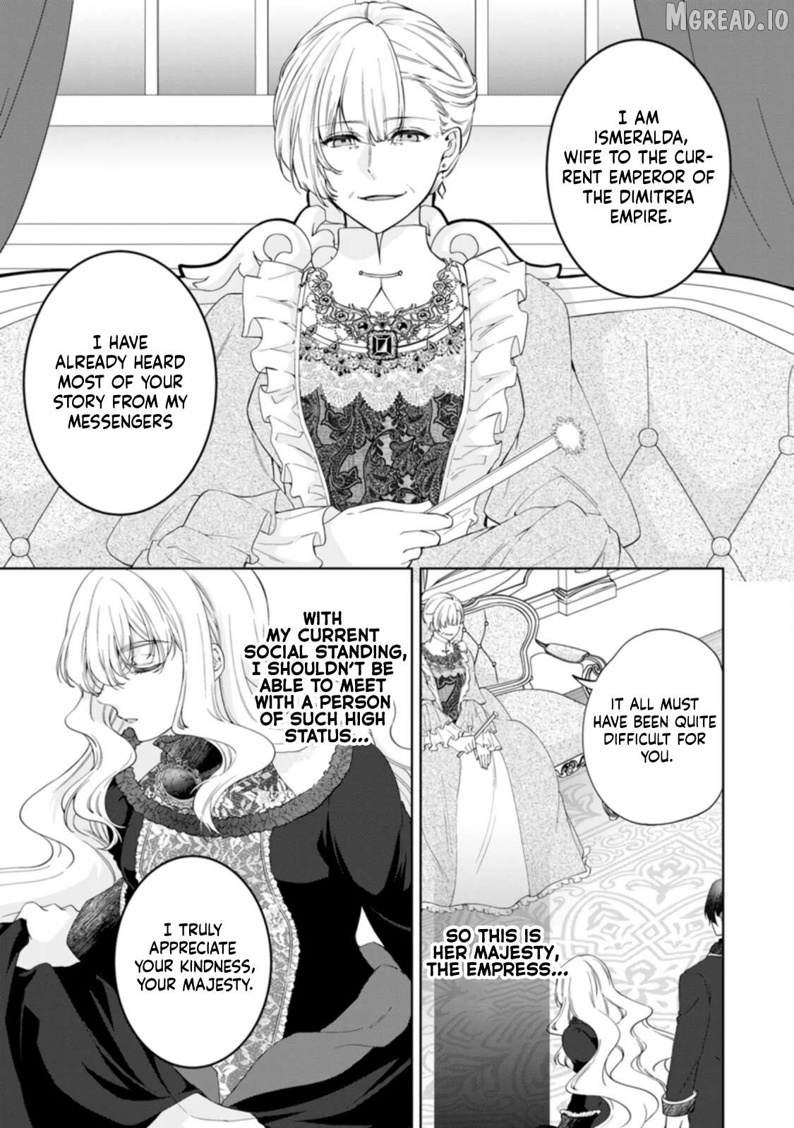 Akuyaku Reijo no Nariagari Ringoku de Hoseki no Seijo to Yobareru Made Chapter 4 page 13
