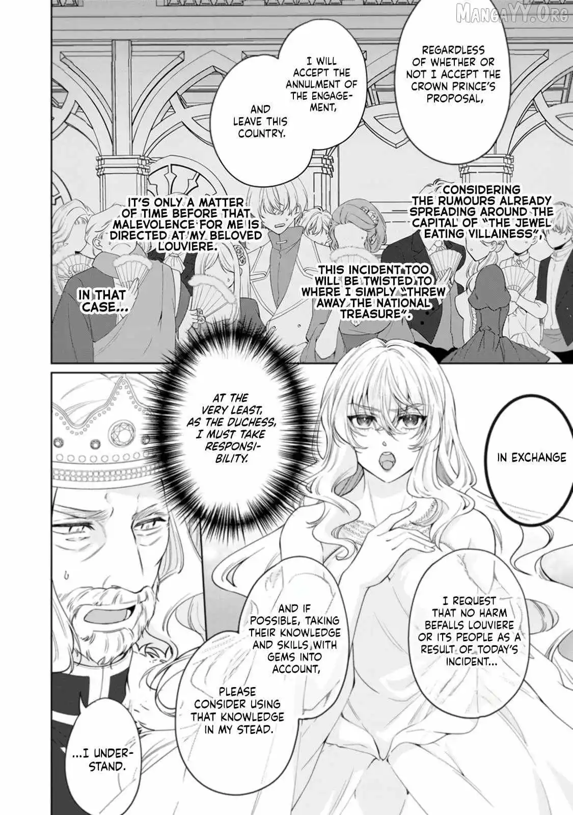 Akuyaku Reijo no Nariagari Ringoku de Hoseki no Seijo to Yobareru Made Chapter 2 page 26
