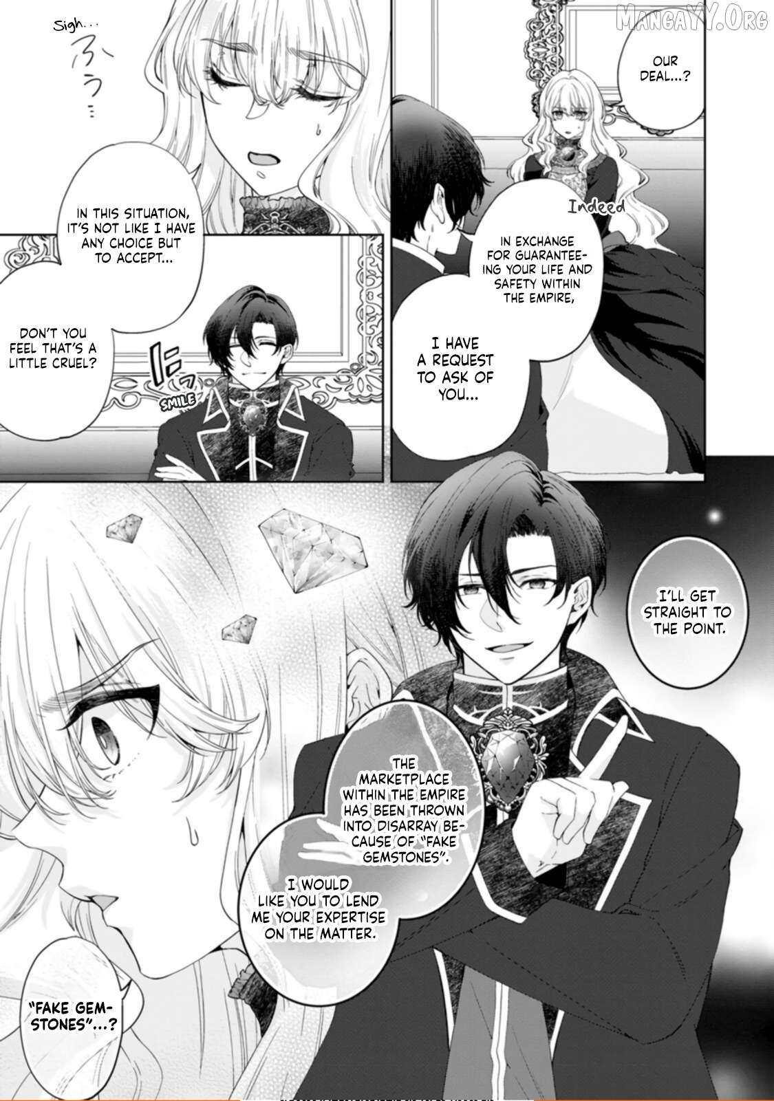 Akuyaku Reijo no Nariagari Ringoku de Hoseki no Seijo to Yobareru Made Chapter 3 page 41