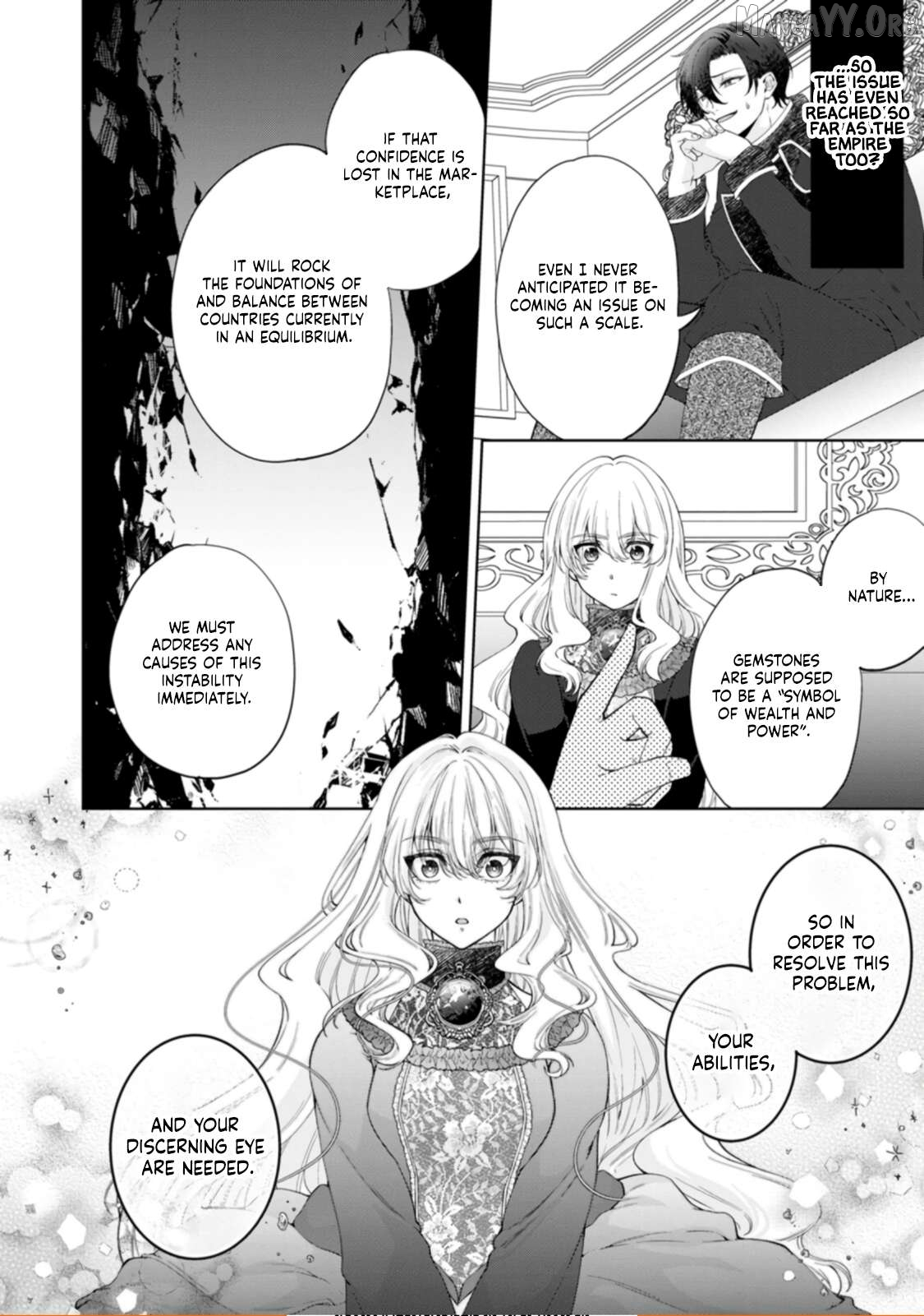 Akuyaku Reijo no Nariagari Ringoku de Hoseki no Seijo to Yobareru Made Chapter 3 page 42