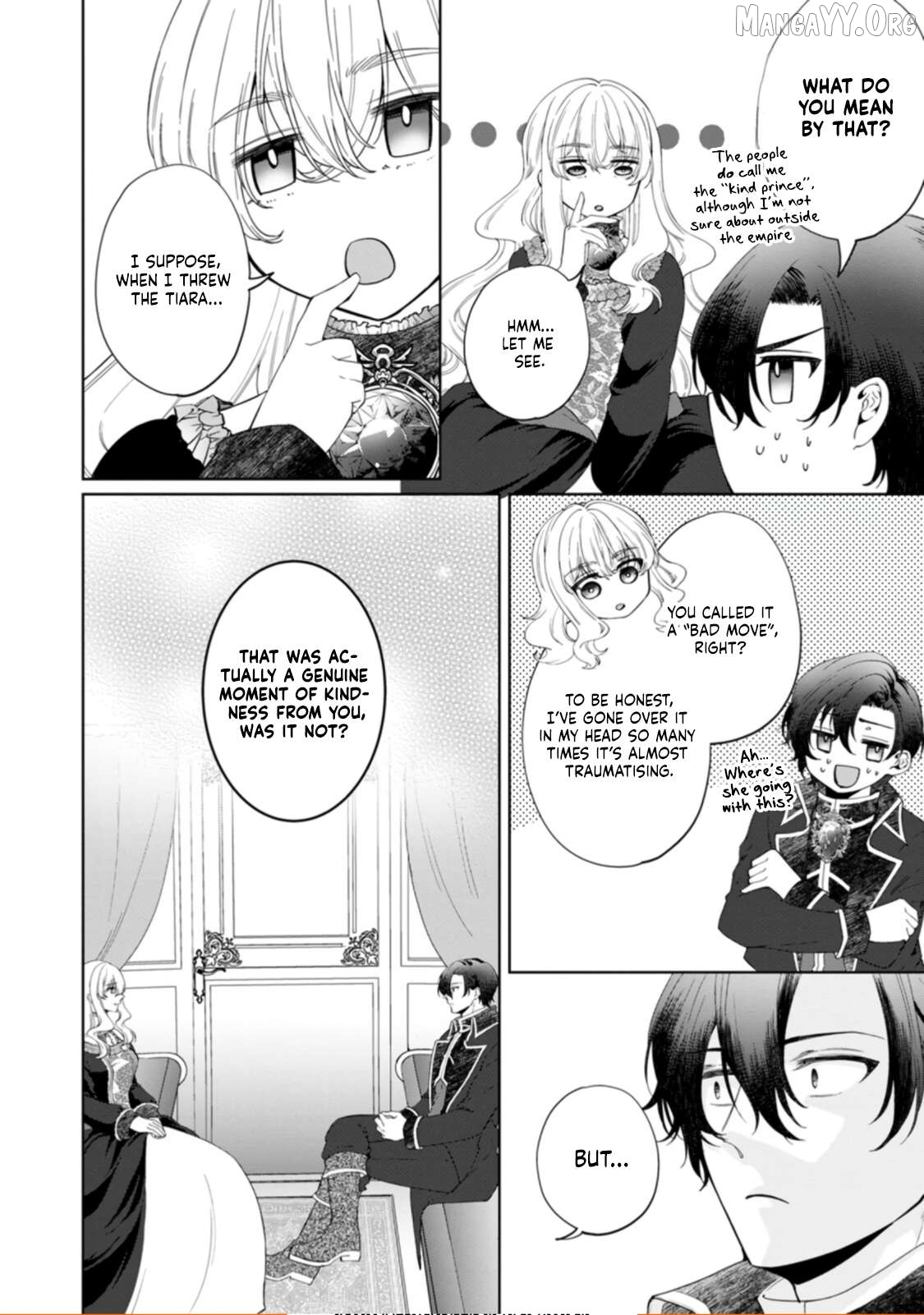 Akuyaku Reijo no Nariagari Ringoku de Hoseki no Seijo to Yobareru Made Chapter 3 page 46