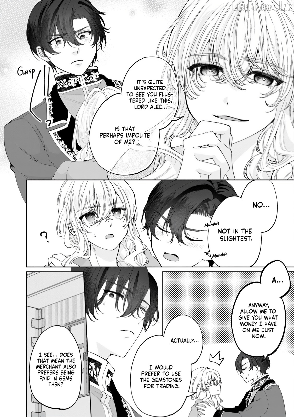 Akuyaku Reijo no Nariagari Ringoku de Hoseki no Seijo to Yobareru Made Chapter 7 page 8