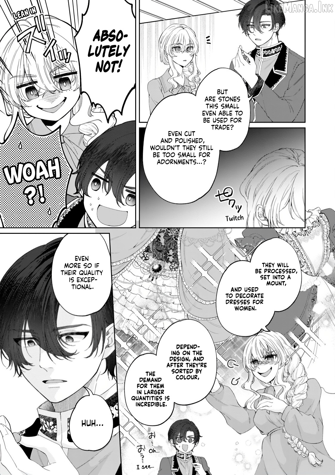 Akuyaku Reijo no Nariagari Ringoku de Hoseki no Seijo to Yobareru Made Chapter 7 page 9