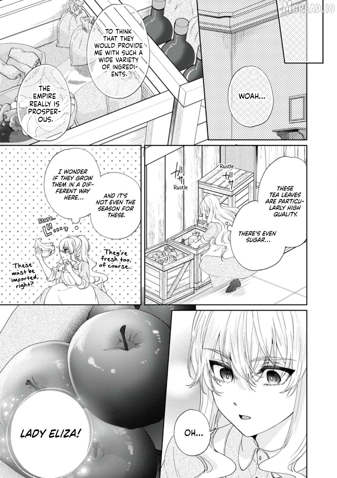 Akuyaku Reijo no Nariagari Ringoku de Hoseki no Seijo to Yobareru Made Chapter 5 page 9