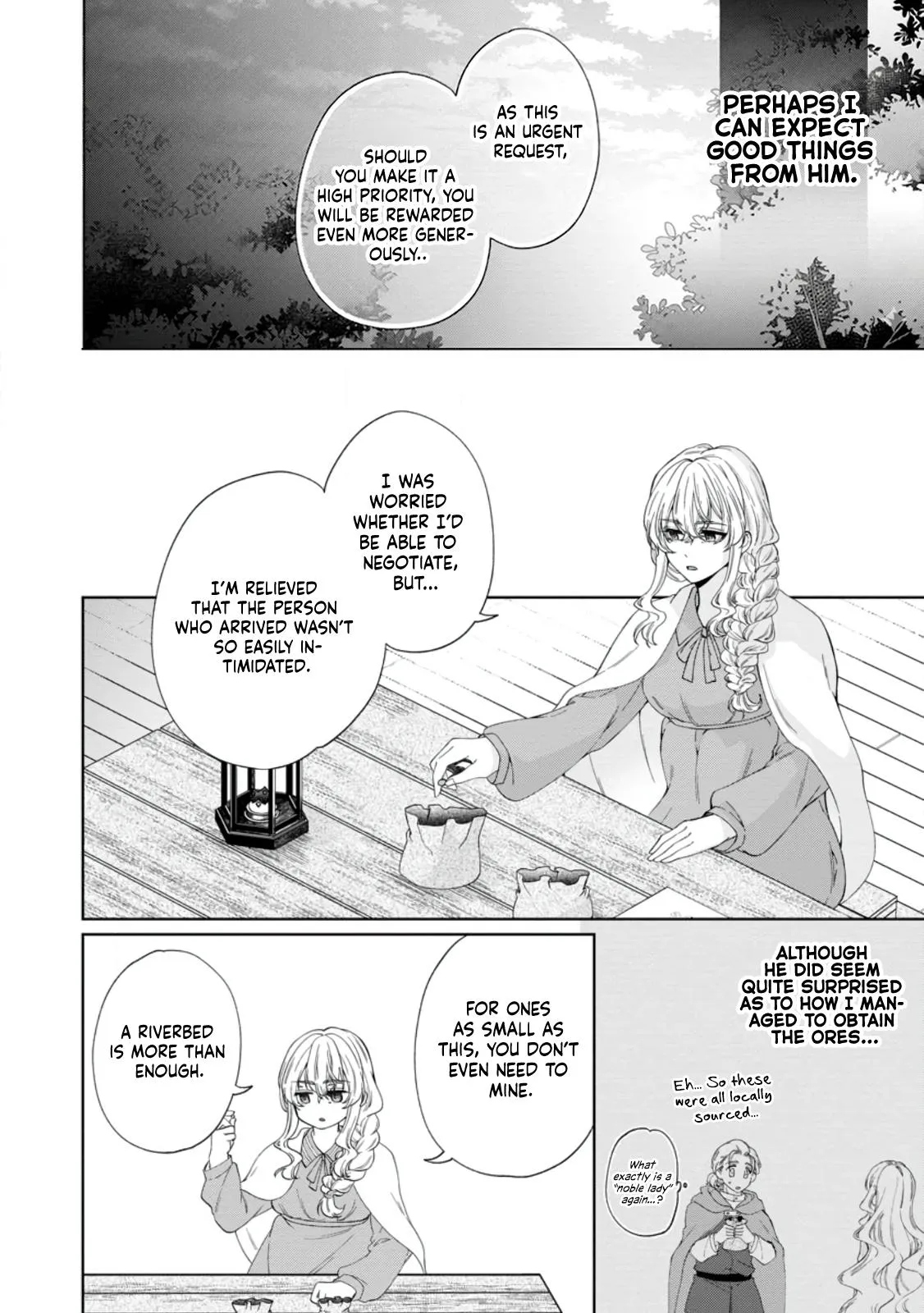 Akuyaku Reijo no Nariagari Ringoku de Hoseki no Seijo to Yobareru Made Chapter 6 page 28