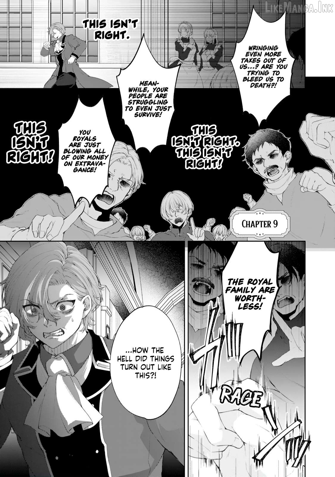 Akuyaku Reijo no Nariagari Ringoku de Hoseki no Seijo to Yobareru Made Chapter 9 page 1