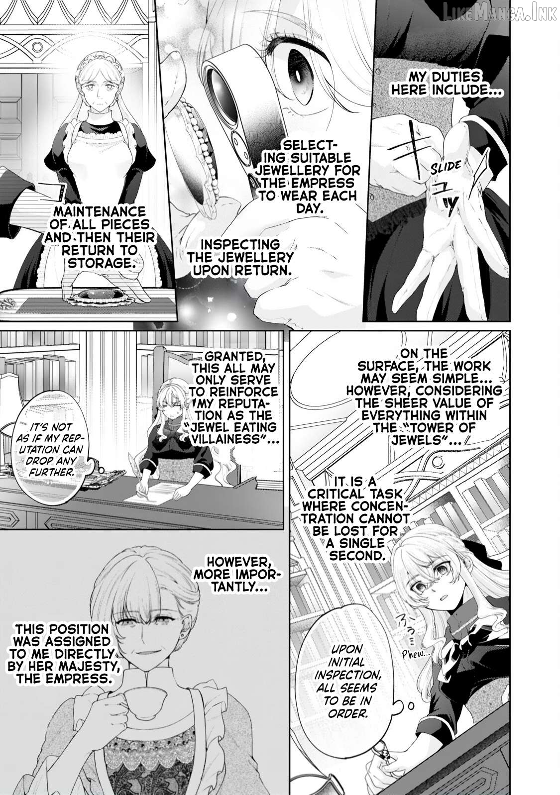 Akuyaku Reijo no Nariagari Ringoku de Hoseki no Seijo to Yobareru Made Chapter 9 page 11