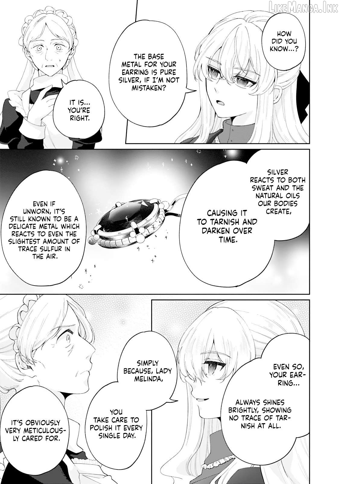 Akuyaku Reijo no Nariagari Ringoku de Hoseki no Seijo to Yobareru Made Chapter 10 page 9